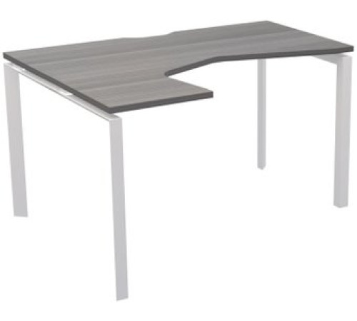 Стол Программа Техно Аргентум-МП НТМП.П-040 левый лиственница/белый