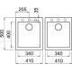 Кухонная мойка Elleci Quadra 200 Black K86