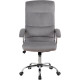 Офисное кресло King Style SHL-8 Sane Velvet Chrome велюр, серый
