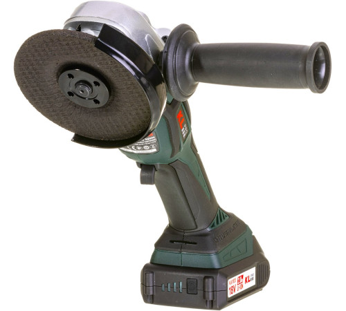 Угловая шлифмашина KLPRO KLAT18B-20 с 2-мя АКБ, сумка