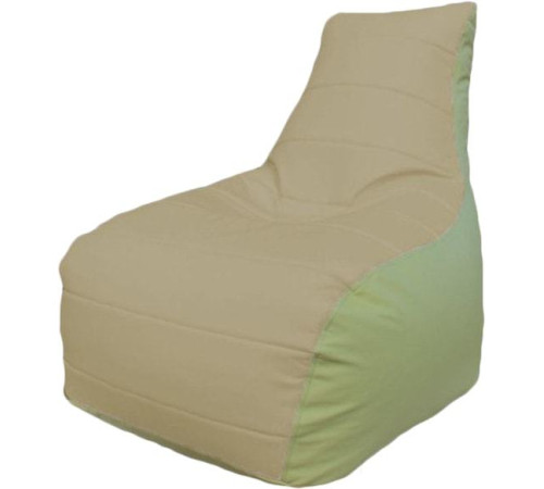 Кресло-мешок Flagman Бумеранг Б1.3-10 бежевый/оливковый