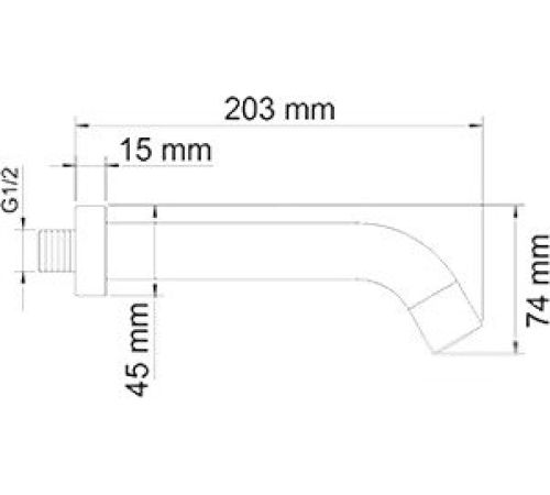 Излив Wasserkraft A018