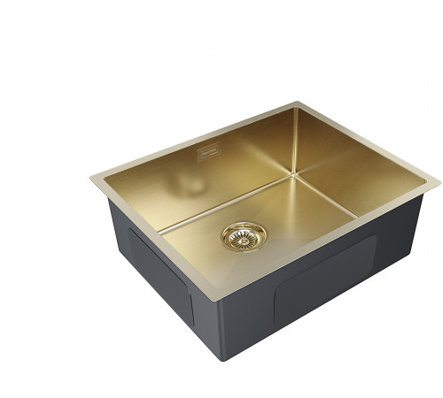 Кухонная мойка Paulmark Next 54 Uni PM215444-BG золото/брашированное золото
