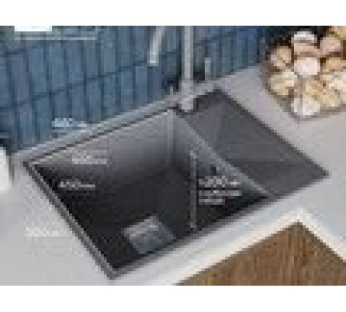 Кухонная мойка Polygran Blade 660 серый