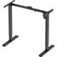 Стол с регулировкой высоты ErgoSmart Electric Desk Light 1200х650х18 мм бетон Чикаго/черный