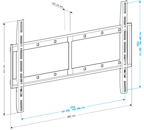 Кронштейн для телевизора Holder LCD-F6607