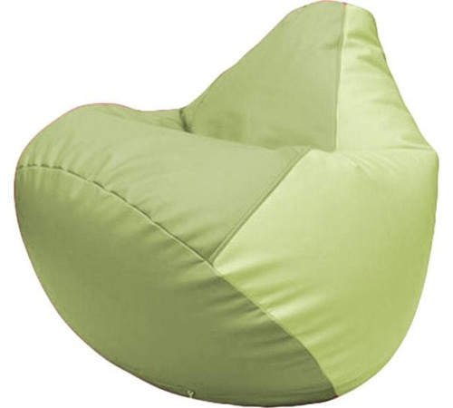 Кресло-мешок Flagman Груша Макси Г2.3-1904 оливковый/светло-салатовый