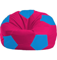Кресло-мешок Flagman Мяч Стандарт М1.1-385 малиновый/голубой