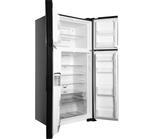 Четырёхдверный холодильник Hitachi R-W660PUC7GBK