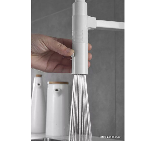 Смеситель Rose R133C белый