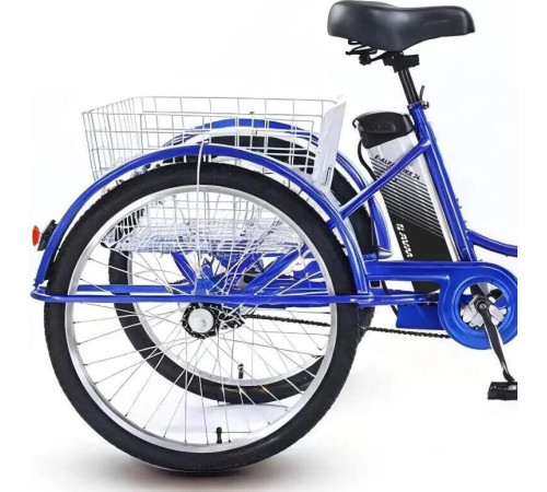Электровелосипед AVM E-Alfa Trike 24 синий