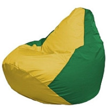 Кресло-мешок Flagman Груша Мини L Г0.1-262 желтый/зеленый