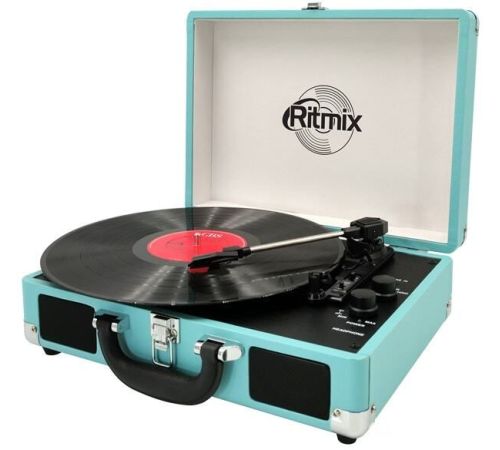 Виниловый проигрыватель Ritmix LP-160B бирюзовый