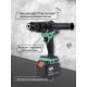 Ударная дрель-шуруповерт Zitrek Green Impact 18V 063-4046 с 2-мя АКБ, кейс