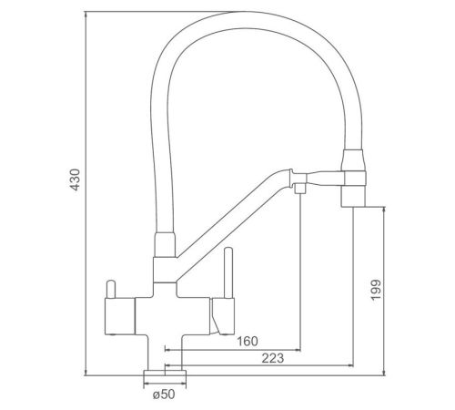 Смеситель Gappo G4398-89