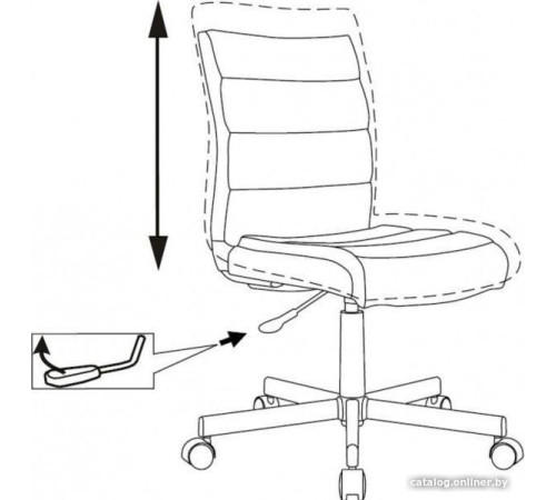 Офисное кресло Бюрократ CH-320M серо-голубой Light-28