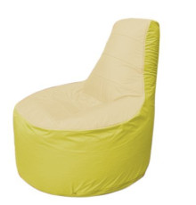 Кресло-мешок Flagman Трон Т1.1-2006 бежевый/желтый