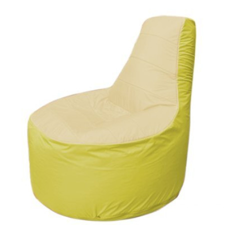 Кресло-мешок Flagman Трон Т1.1-2006 бежевый/желтый