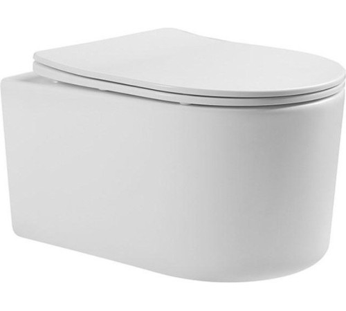 Унитаз подвесной Grado GD-W204T + GROHE Rapid SL 38772001 с кнопкой смыва