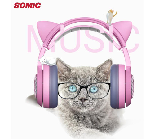 Наушники Somic G951S розовый