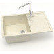 Кухонная мойка MARRBAXX Карельский камень модель 161/Q2 F161Q002 бежевый