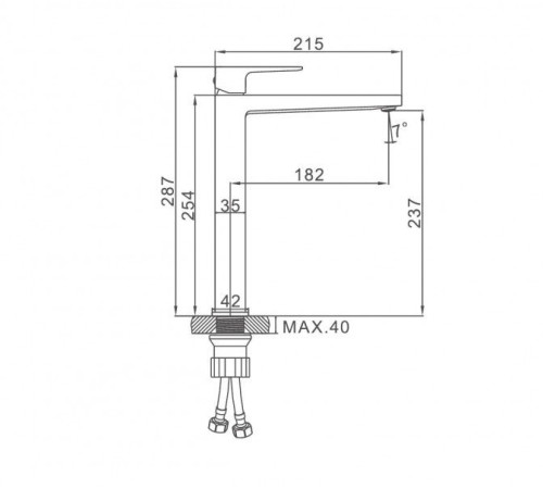 Смеситель Ledeme L1173B