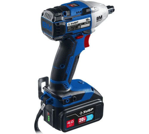 Гайковерт Зубр GB-250-42 с 2-мя АКБ, кейс