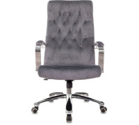 Офисное кресло Бюрократ T-9928SL Fabric серый Italia 26/крестовина металл хром