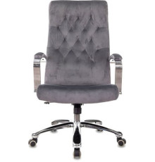 Офисное кресло Бюрократ T-9928SL Fabric серый Italia 26/крестовина металл хром