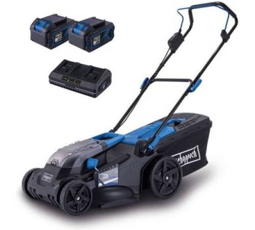 Газонокосилка Scheppach BC-MP430-X с 2-мя АКБ