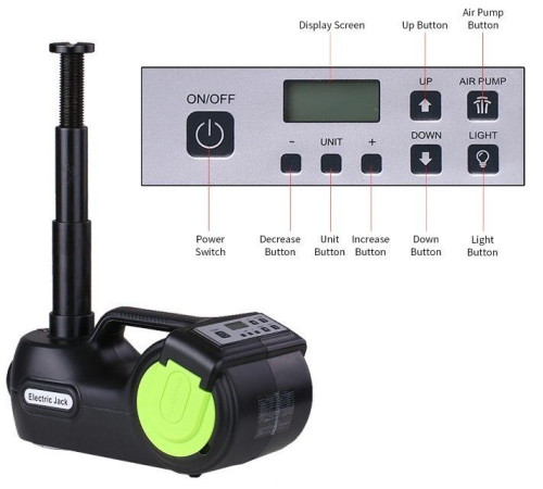 Автомобильный компрессор AutoHelp Набор 4в1 в чемодане