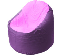 Кресло-мешок Flagman Bravo B1.1-39 фиолетовый/розовый