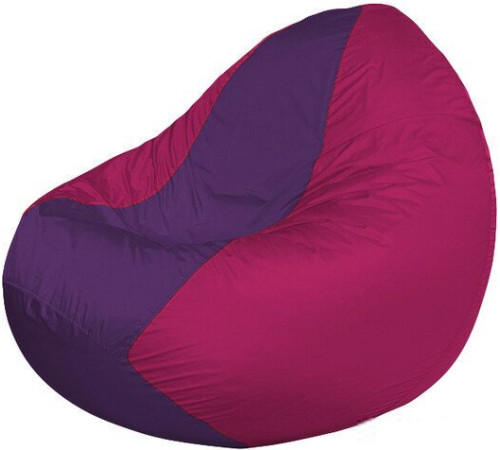 Кресло-мешок Flagman Classic К2.1-239 фуксия/фиолетовый