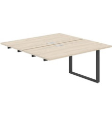 Стол Norden Приставка 320x143.8x75 AG.126.AR.L.72.AN антрацит/серебро/акация равелло