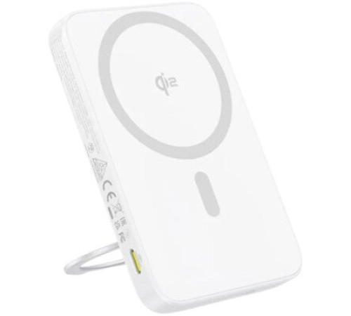 Внешний аккумулятор Baseus PicoGo Qi2 Magnetic Power Bank 5000mAh 20W белый