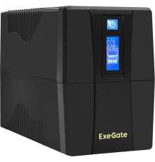 Источник бесперебойного питания ExeGate Power Smart ULB-1000.LCD.AVR.2SH.RJ.USB EX292792RUS