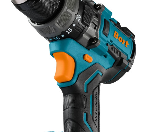 Ударная дрель-шуруповерт Bort BAB-21Ix2Li-XDK 93414943 с 2-мя АКБ, кейс