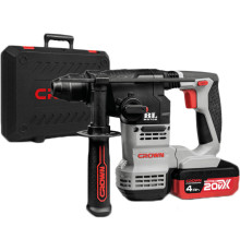 Перфоратор Crown CT28001HX-4 BMC с 2-мя АКБ 4 Ah