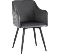 Стул Stool Group Ника MC66-5F KD HLR-21 велюр серый
