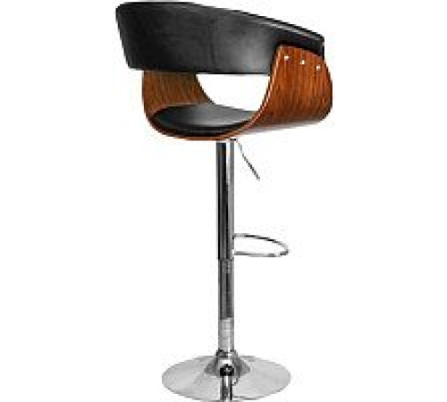 Стул с подлокотниками AksHome Rossi хром/черный