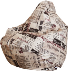 Кресло-мешок Flagman Груша Мега XXXL Г3.5-143 Gazeta Coffee