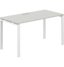 Офисный стол Norden 140х70х75 SG.205.SH.63.WH белый/серый бархат