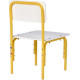 Детский стул Фея Мой малыш 0002742.29 белый/желтый