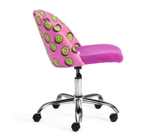 Кресло TetChair Melody Botanica 06 kiwi/138 ткань/флок, фиолетовый