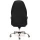 Кресло TetChair Boss Lux иск.кожа, кожзам черный/черный перфорированный 36-6/36-6/06