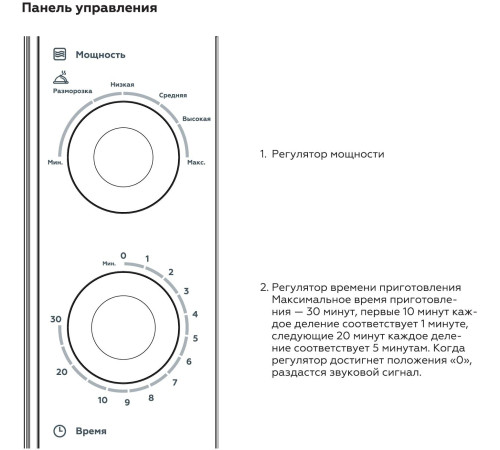 Микроволновая печь BQ MWO-20004SM/W белый