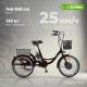 Электровелосипед MyWay Trike 350 Max 24 р.15 черный