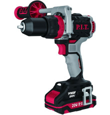 Ударная дрель-шуруповерт P.I.T. PSB20H-13C/1 с 1-м АКБ, кейс, оснастка