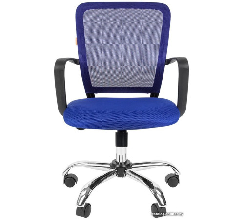 Офисное кресло CHAIRMAN 698 Chrome синий