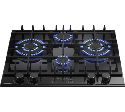 Варочная панель Weissgauff HGG 642 BGH Double Wok Timer